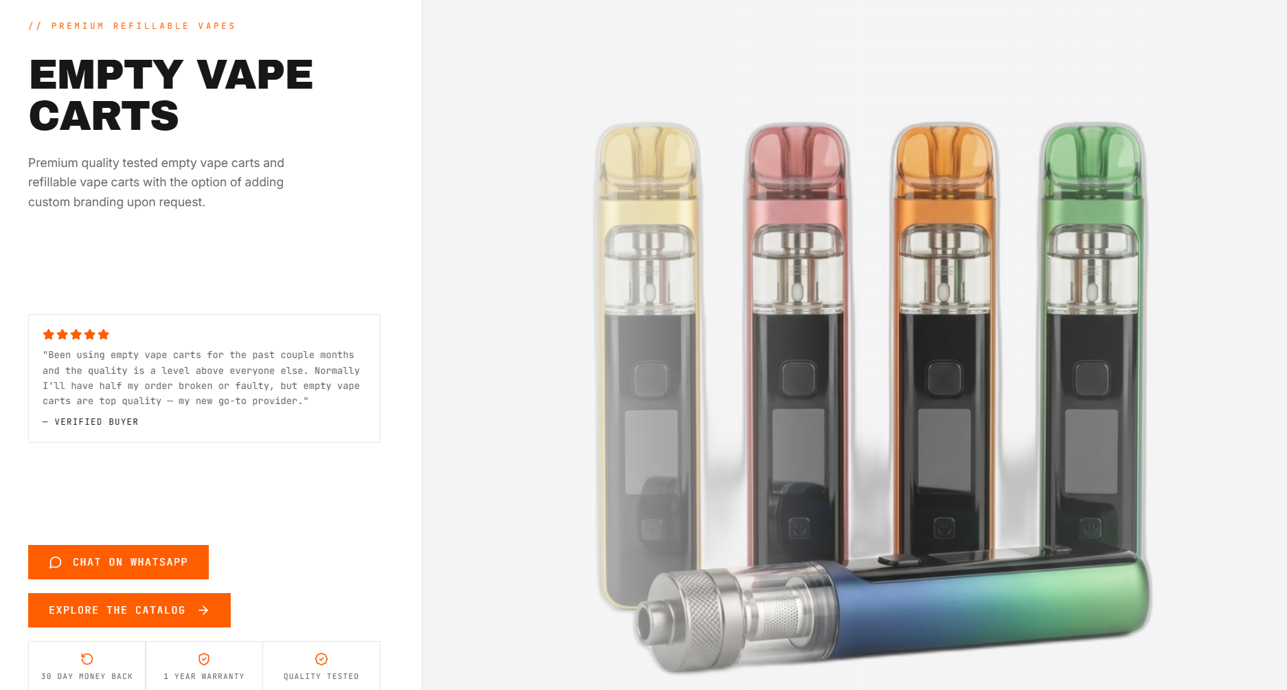 Empty Vape Carts