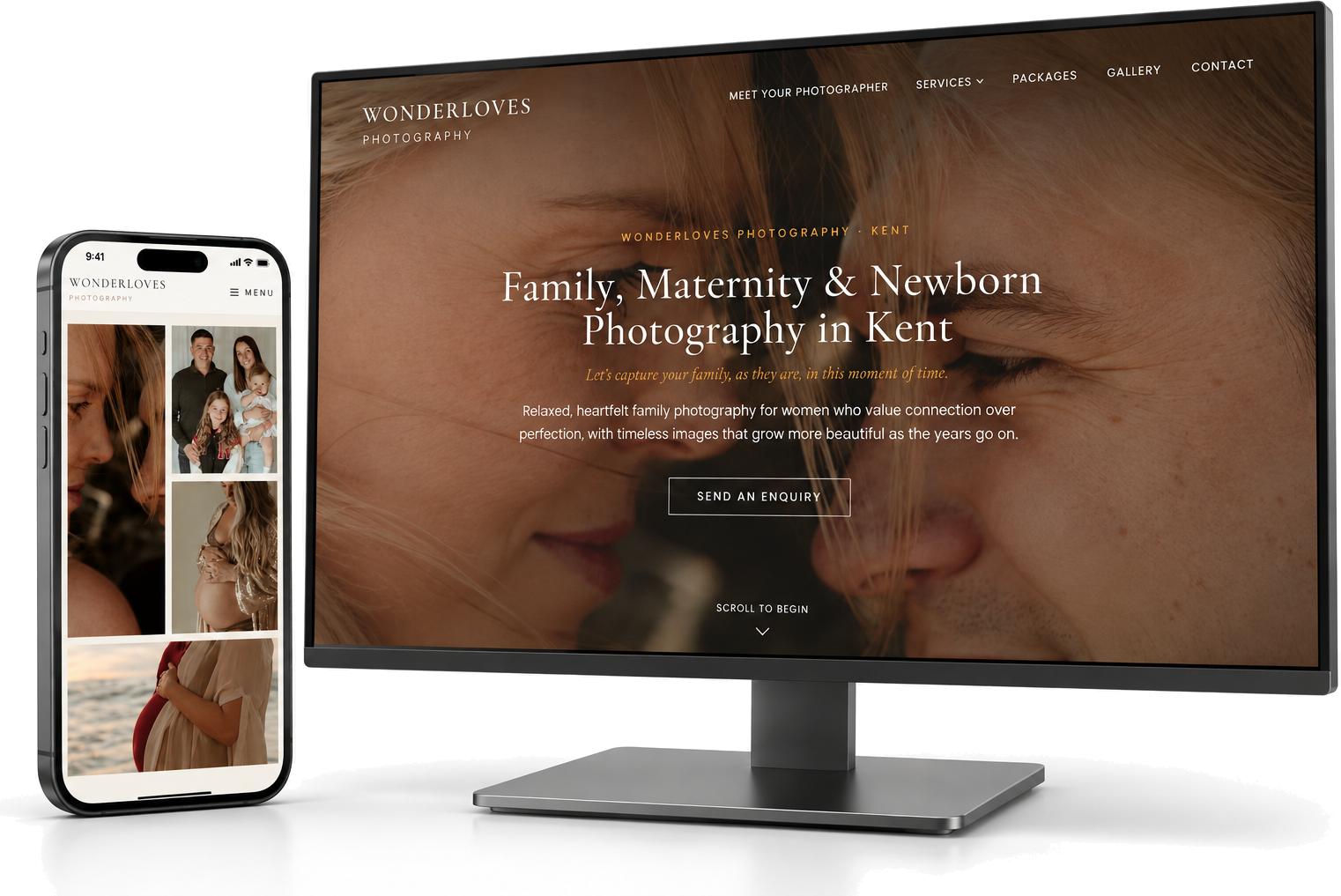 Wonderloves Photography website